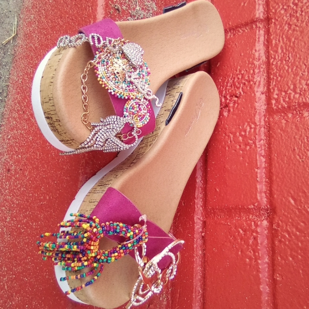 Custom platform spanish heel
